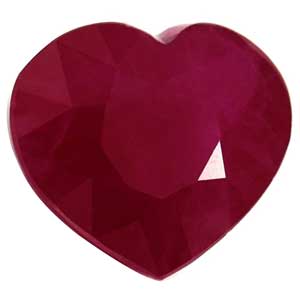 1.24 carat Heart Ruby - Gemstone Thumbnail