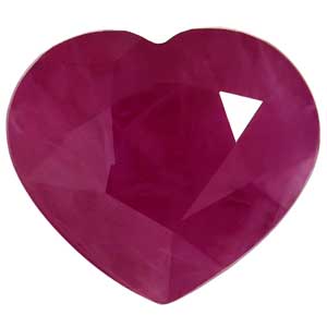 1.25 carat Heart Ruby - Gemstone Thumbnail
