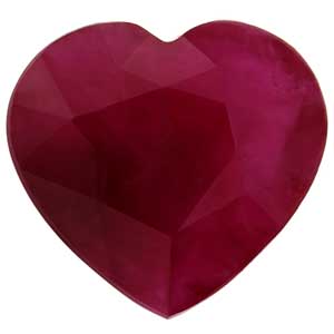 1.33 carat Heart Ruby - Gemstone Thumbnail