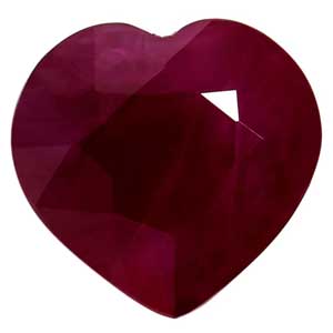 1.08 carat Heart Ruby - Gemstone Thumbnail