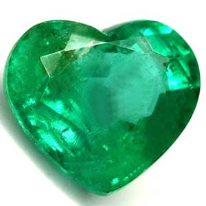 1.04 carat Heart Emerald - Gemstone Thumbnail