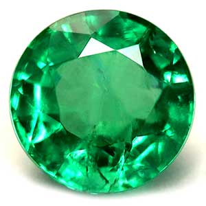 0.75 carat Round Emerald - Gemstone Thumbnail