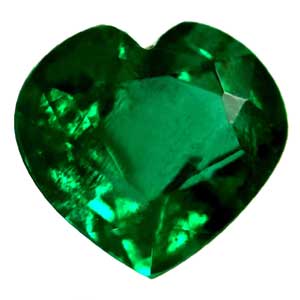 0.73 carat Heart Emerald - Gemstone Thumbnail