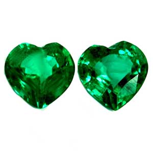 0.78 carat Heart Emerald - Gemstone Thumbnail