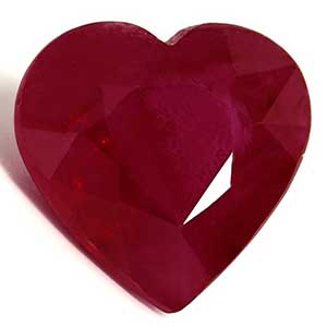 1.39 carat Heart Ruby - Gemstone Thumbnail
