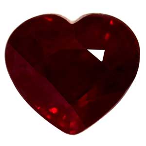 1.00 carat Heart Ruby - Gemstone Thumbnail