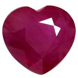 1.11 carat Heart Ruby - Gemstone Thumbnail