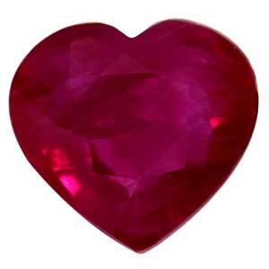 1.00 carat Heart Ruby - Gemstone Thumbnail
