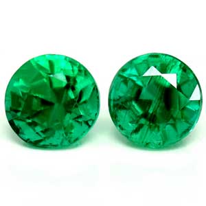 0.58 carat Round Emerald - Gemstone Thumbnail