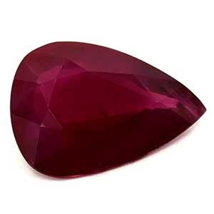 1.05 carat Pear Ruby - Gemstone Thumbnail