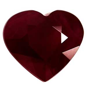 0.99 carat Heart Ruby - Gemstone Thumbnail