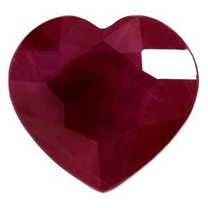 1.24 carat Heart Ruby - Gemstone Thumbnail