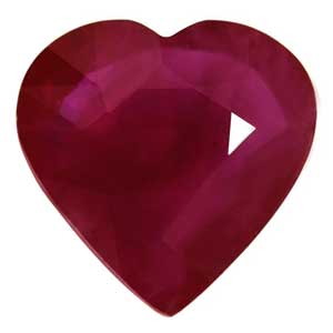1.00 carat Heart Ruby - Gemstone Thumbnail
