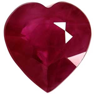 1.24 carat Heart Ruby - Gemstone Thumbnail