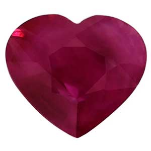 1.56 carat Heart Ruby - Gemstone Thumbnail