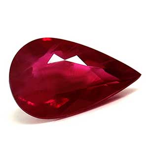 1.00 carat Pear Ruby - Gemstone Thumbnail