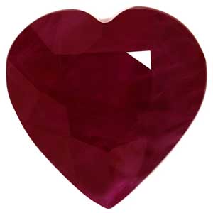 1.18 carat Heart Ruby - Gemstone Thumbnail