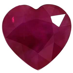 1.10 carat Heart Ruby - Gemstone Thumbnail