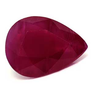 1.25 carat Pear Ruby - Gemstone Thumbnail