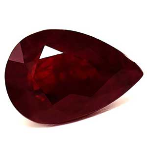 1.18 carat Pear Ruby - Gemstone Thumbnail