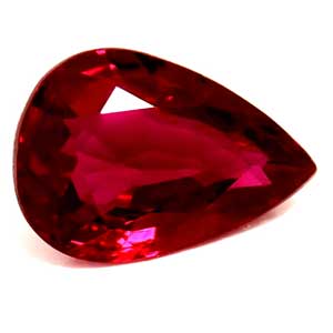 0.48 carat Pear Ruby - Gemstone Thumbnail