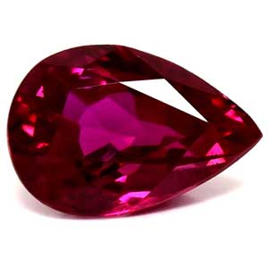0.63 carat Pear Ruby - Gemstone Thumbnail