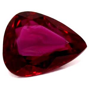 0.58 carat Pear Ruby - Gemstone Thumbnail