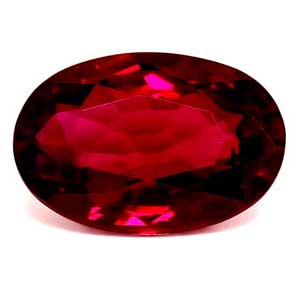 0.60 carat Oval Ruby - Gemstone Thumbnail