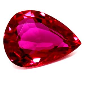 0.45 carat Pear Ruby - Gemstone Thumbnail