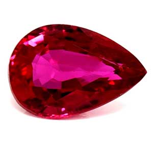 0.48 carat Pear Ruby - Gemstone Thumbnail