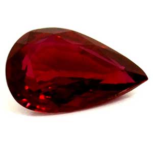0.40 carat Pear Ruby - Gemstone Thumbnail
