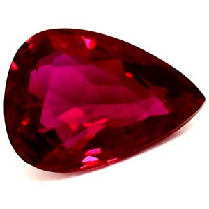 0.40 carat Pear Ruby - Gemstone Thumbnail