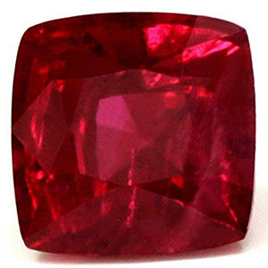 Ruby Cushion 0.80 carat Red Photo