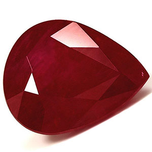 3.51 carat Pear Ruby - Gemstone Thumbnail