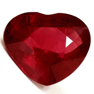 4.1 carat Heart Ruby - Gemstone Thumbnail