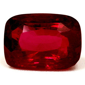Ruby Cushion 3.87 carat Red Photo