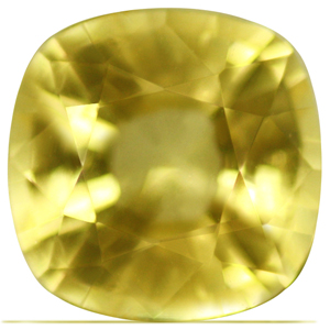 Sapphire Cushion 1.03 carat Yellow Photo