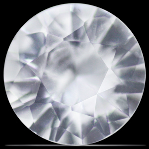 0.84 ct. White Sapphire
