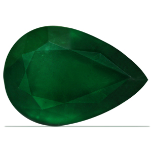 Emerald Pear 0.74 carat Green Photo