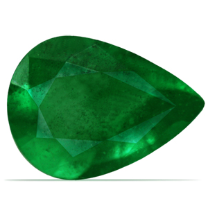 Emerald Pear 0.58 carat Green Photo
