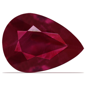 0.8 carat Pear Ruby - Gemstone Thumbnail