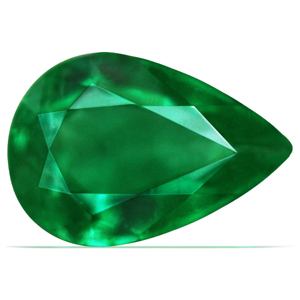 Emerald Pear 0.59 carat Green Photo