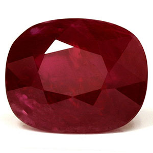 Ruby Cushion 6.12 carat Red Photo