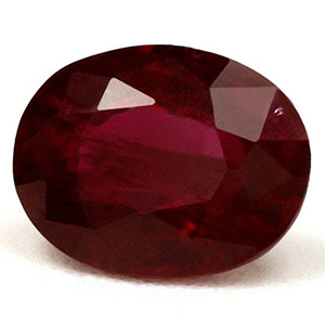 Ruby Oval 0.73 carat Red Photo