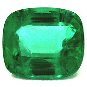 Emerald Cushion 3.39 carat Green Photo