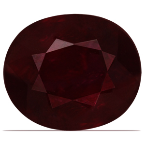 Ruby Oval 0.58 carat Red Photo