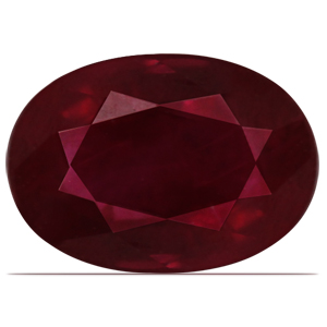 Ruby Oval 0.60 carat Red Photo