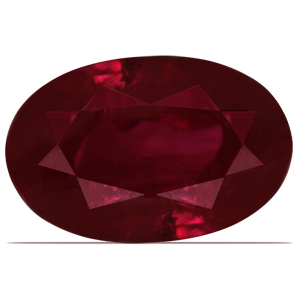 Ruby Oval 0.69 carat Red Photo