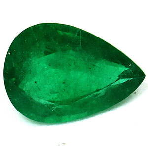 Emerald Pear 0.96 carat Green Photo