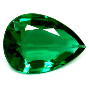 Emerald Pear 0.77 carat Green Photo